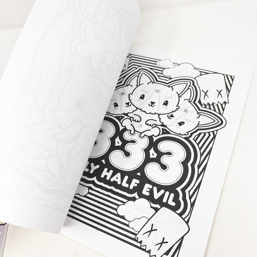 Pastel Goth Coloring Book