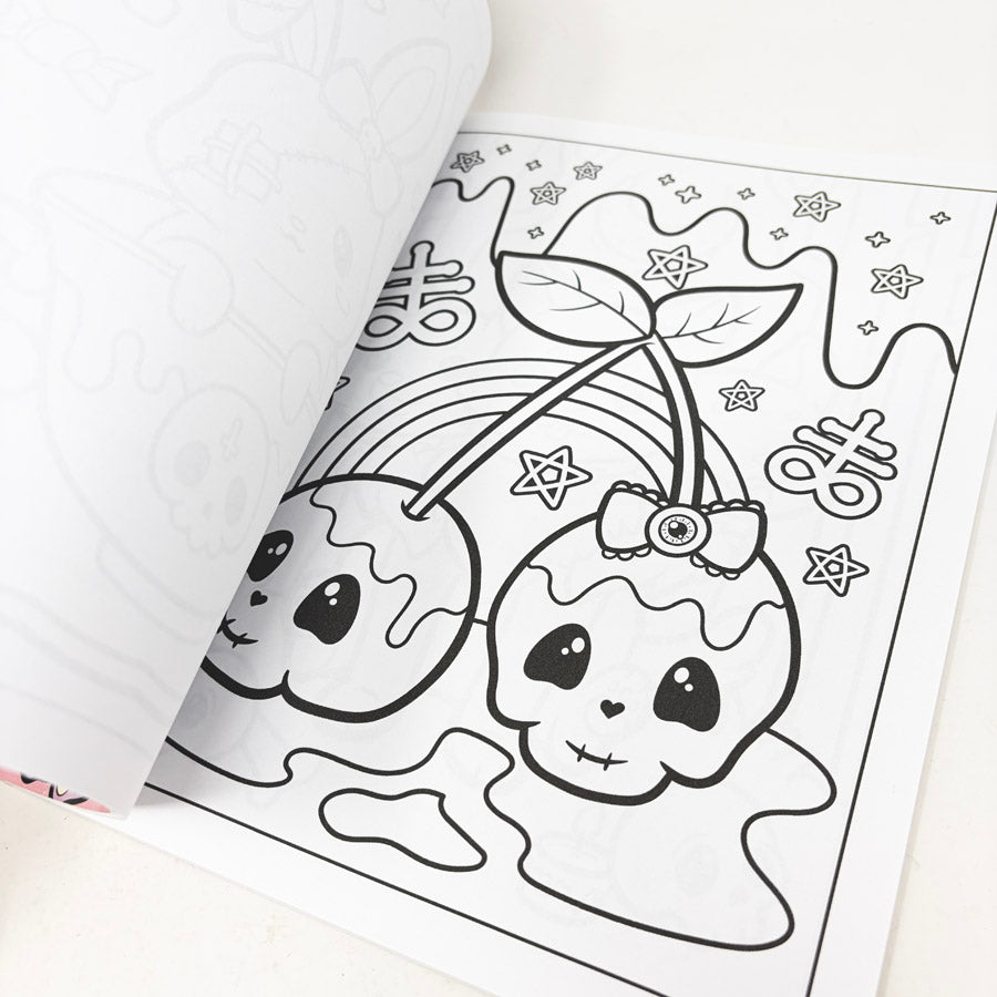 Pastel Goth Coloring Book