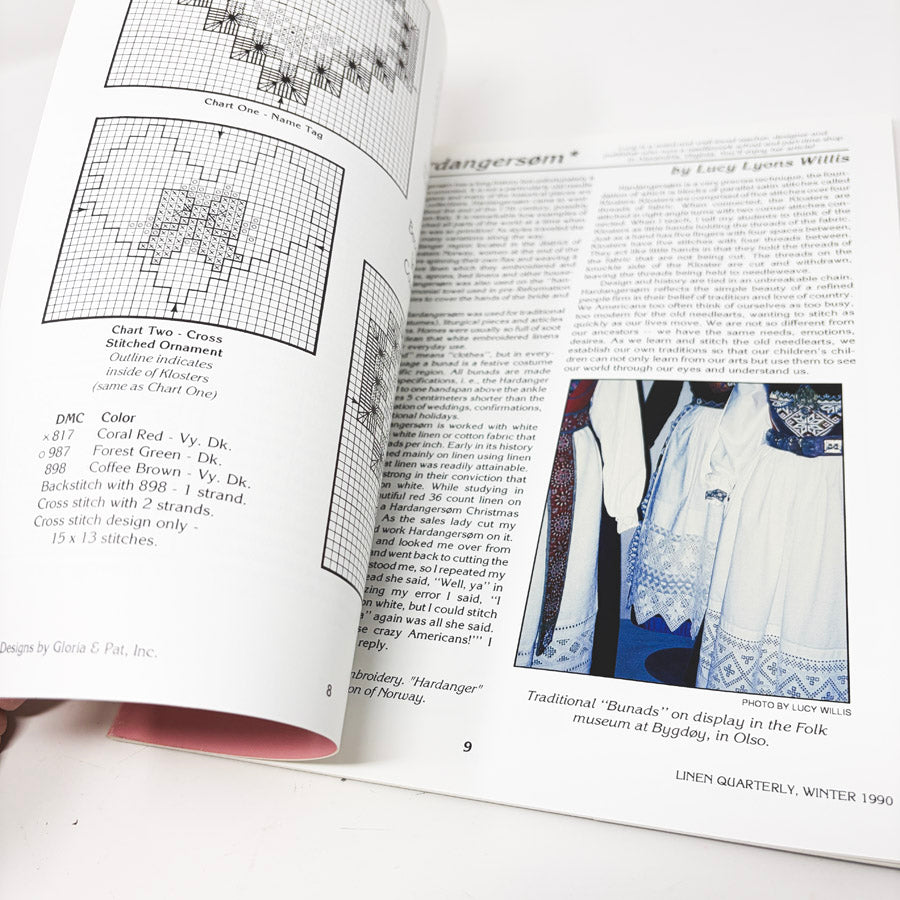 Designs by Gloria & Pat- Linen Quarterly Winter 1990