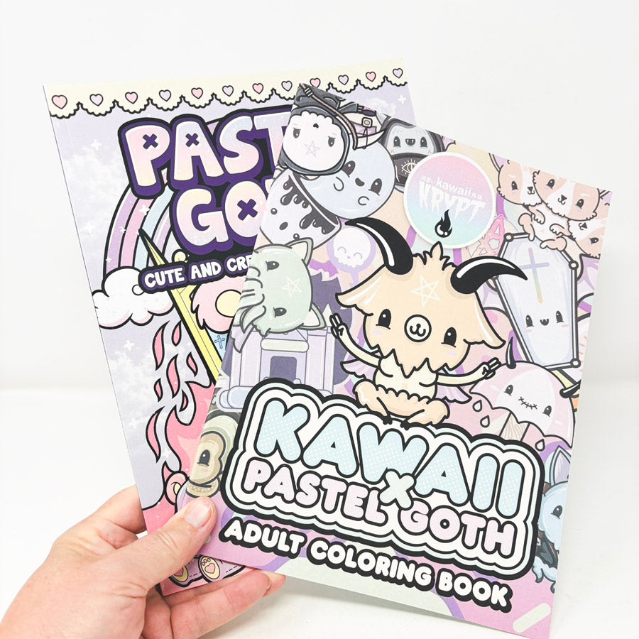 Pastel Goth Coloring Book