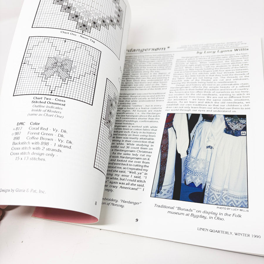 Designs by Gloria & Pat- Linen Quarterly Winter 1990