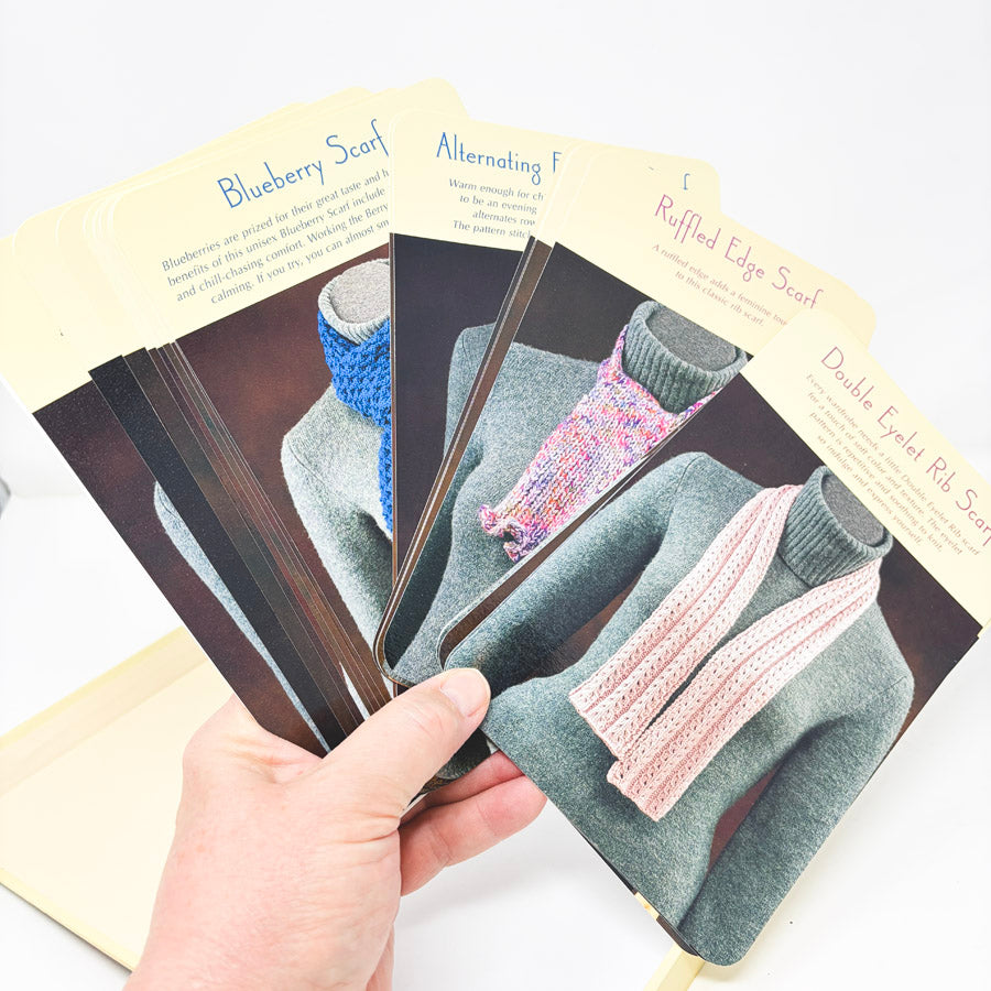 The Little Box of Scarves Pattern Box Book