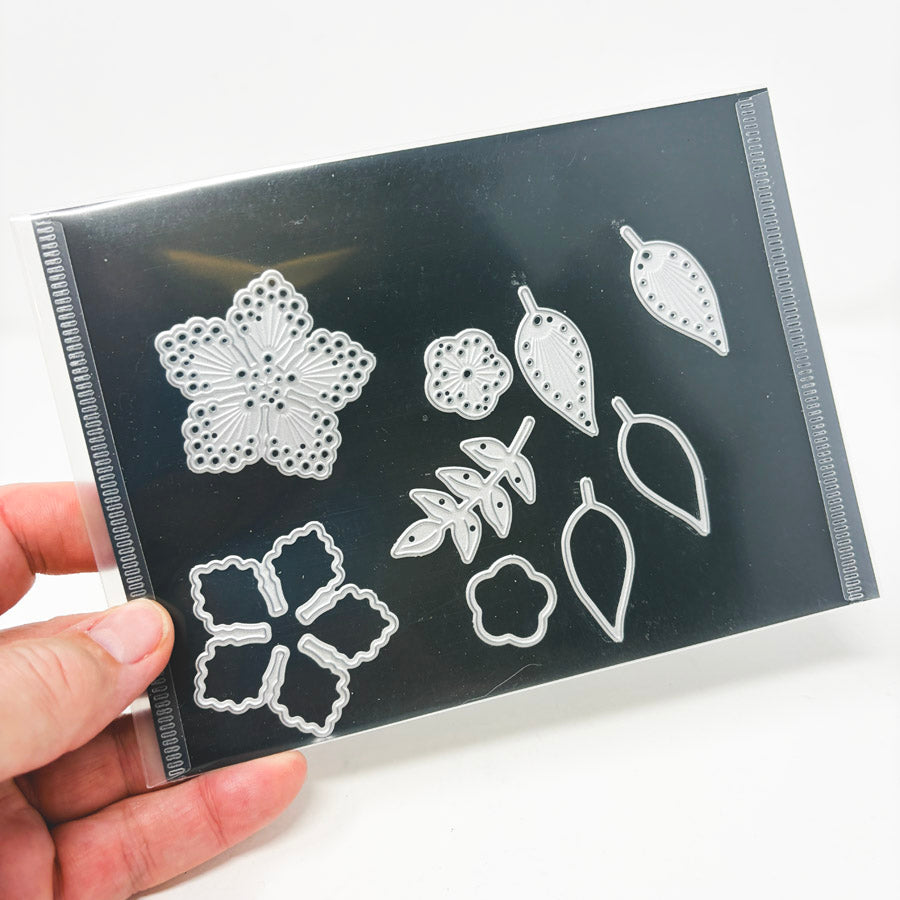 Floral Cutting Die Set - Unknown Brand