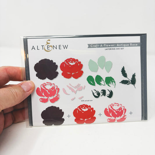 Altenew Craft-A-Flower: Antique Rose Layering Die Set