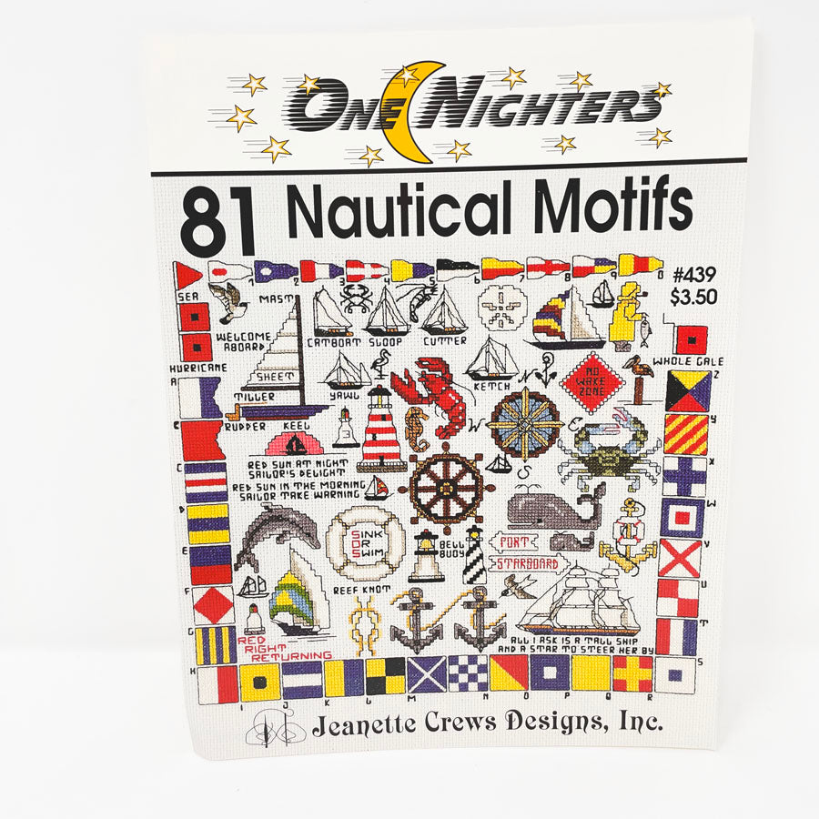 Jeanette Crews Designs Nautical Motifs Cross Stitch Pattern