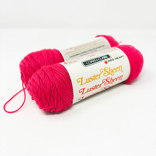 Red Heart Luster Sheen Acrylic Yarn (1)