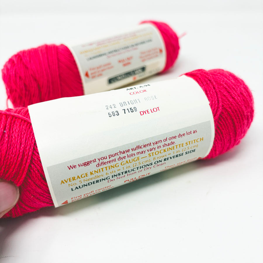 Red Heart Luster Sheen Acrylic Yarn (1)