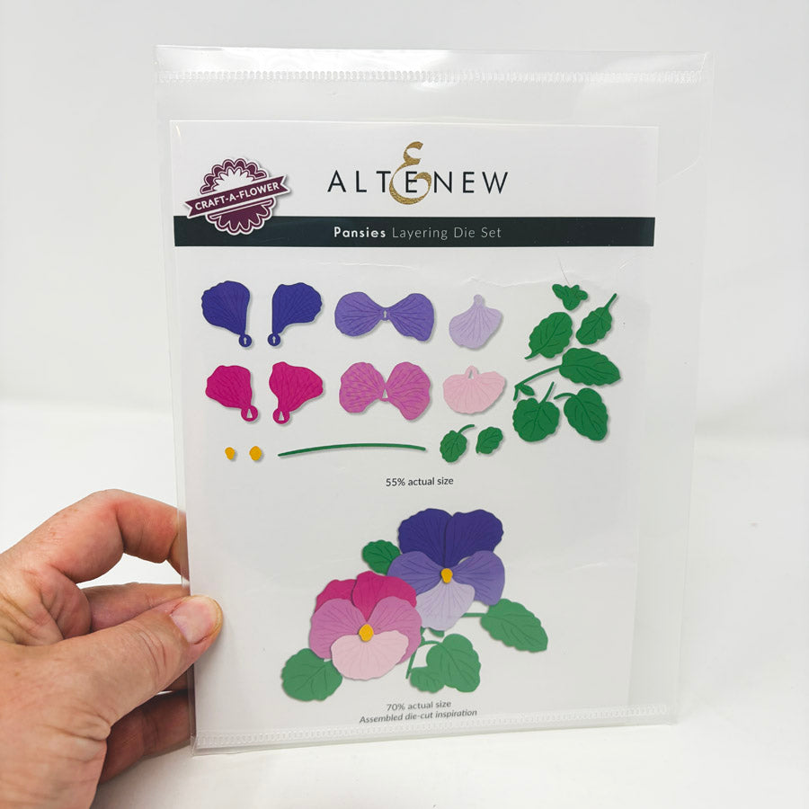 Altenew Pansies Layering Die Set