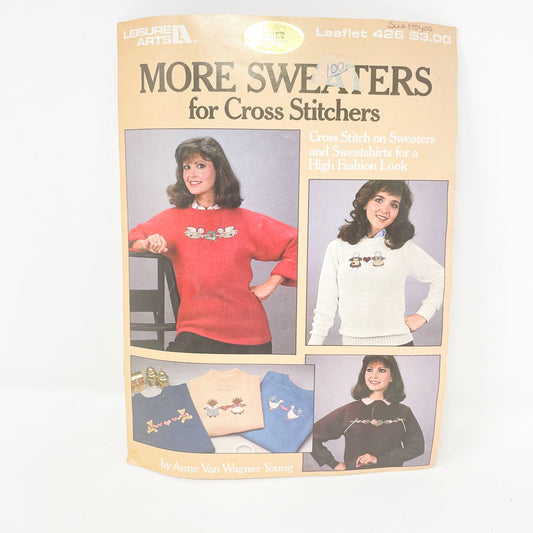 More Sweaters for Cross Stitchers Counted Cross Stitch Patterns