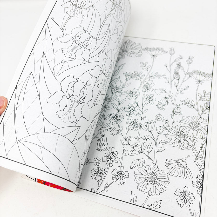 Kappa Adult Coloring Designer Series: Flowers to Color