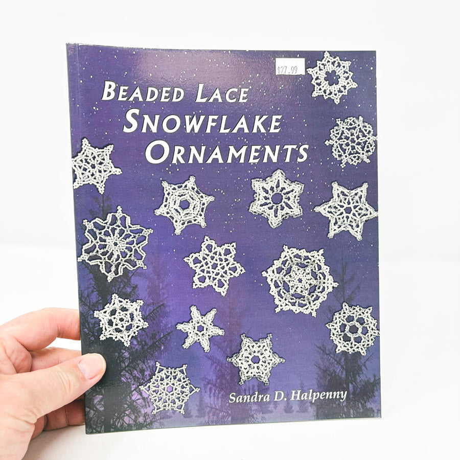 Beaded Lace Snowflake Book by Sandra D. Halpenny