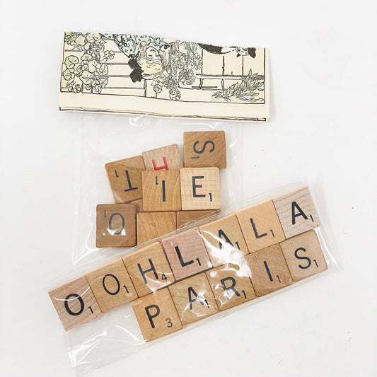 Wood Letter Tiles Bundle