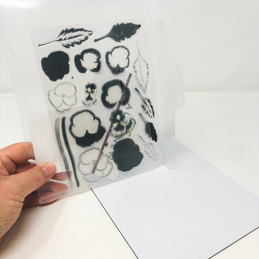 Altenew Pretty Pansies Layering Cling Stamp Set