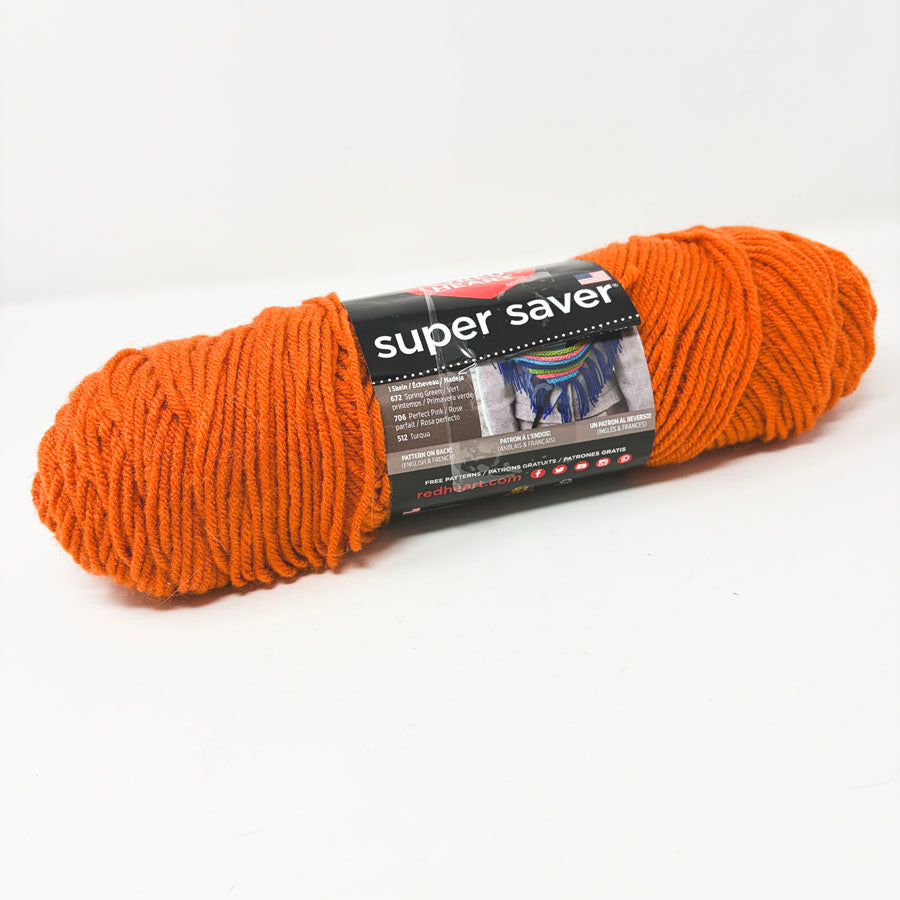 Carrot Red Heart Super Saver Yarn