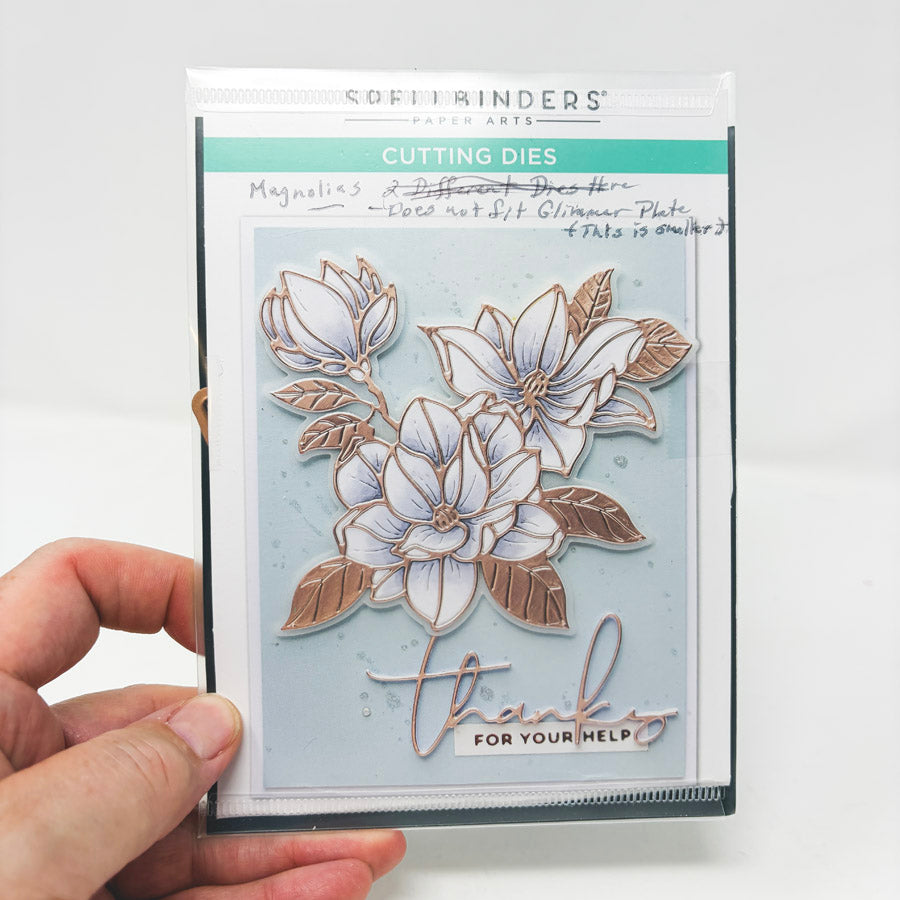 Spellbinders Magnolias Cutting Die Set
