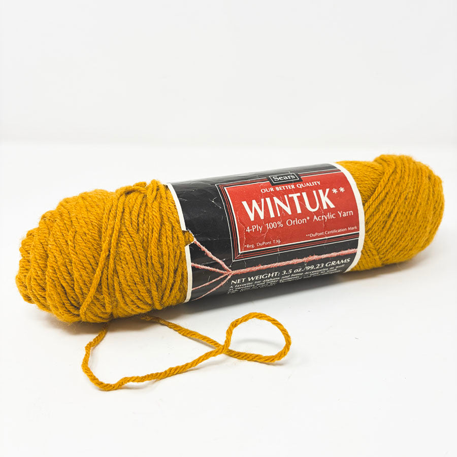Old Gold Sears Wintuk Yarn
