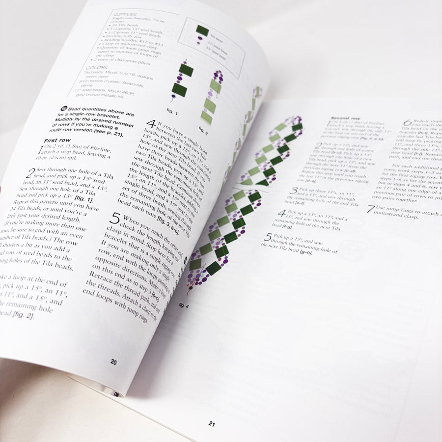 Great Designs for Shaped Beads Book by Anna Elizabeth Draeger