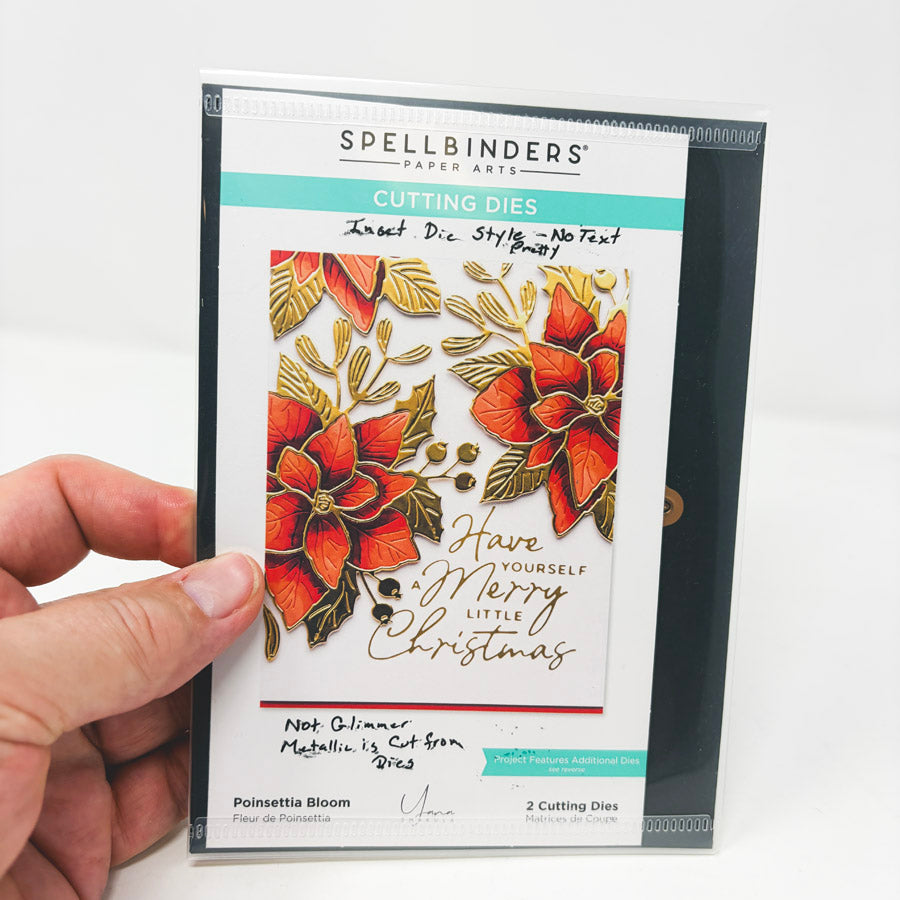 Spellbinders Poinsettia Bloom Cutting Die Set