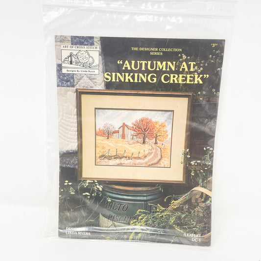 Autumn At Sinking Creek Counted Cross Stitch Pattern