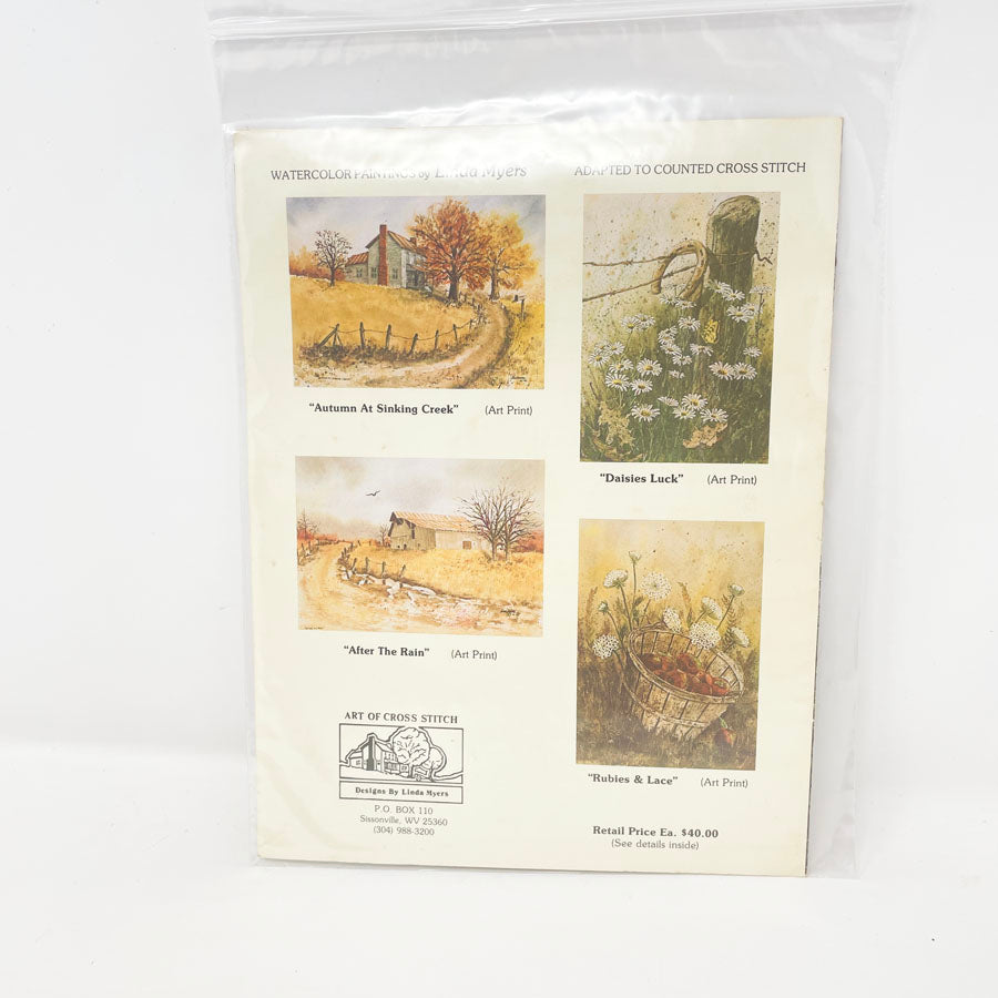 Autumn At Sinking Creek Counted Cross Stitch Pattern