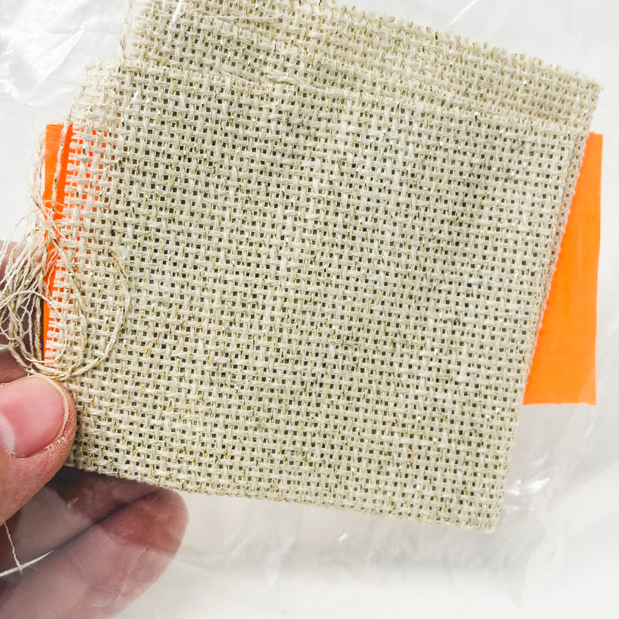 14 Count 6" x 6" Lincoln Metallic Aida Fabric