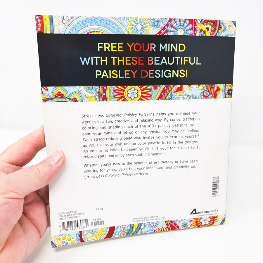 Stress Less Coloring: Paisley Patterns Book