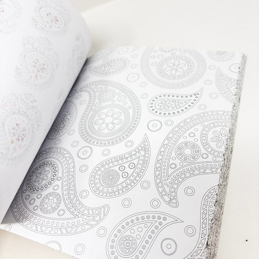 Stress Less Coloring: Paisley Patterns Book
