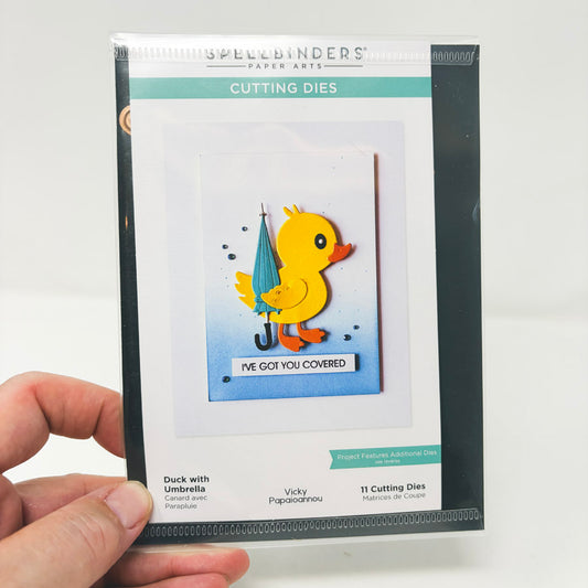 Spellbinders Duck with Umbrella Cutting Die Set