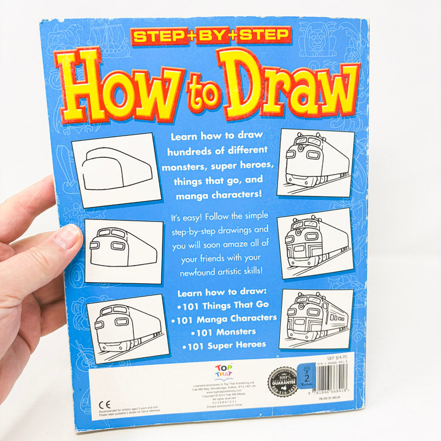 Step-By-Step How to Draw Book