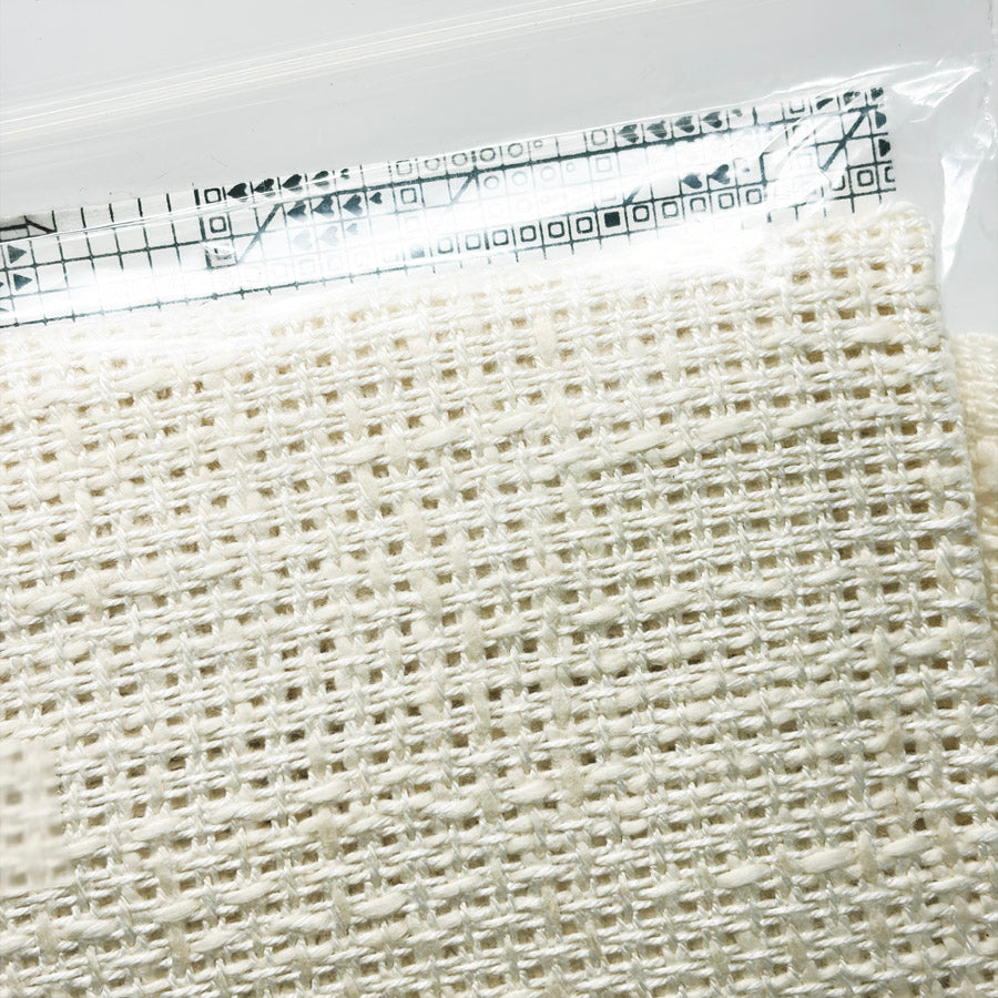 7 Count 13" x 13" Klostern Evenweave Fabric - Ivory
