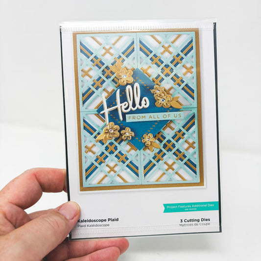 Spellbinders Kaleidoscope Plaid Cutting Die Set