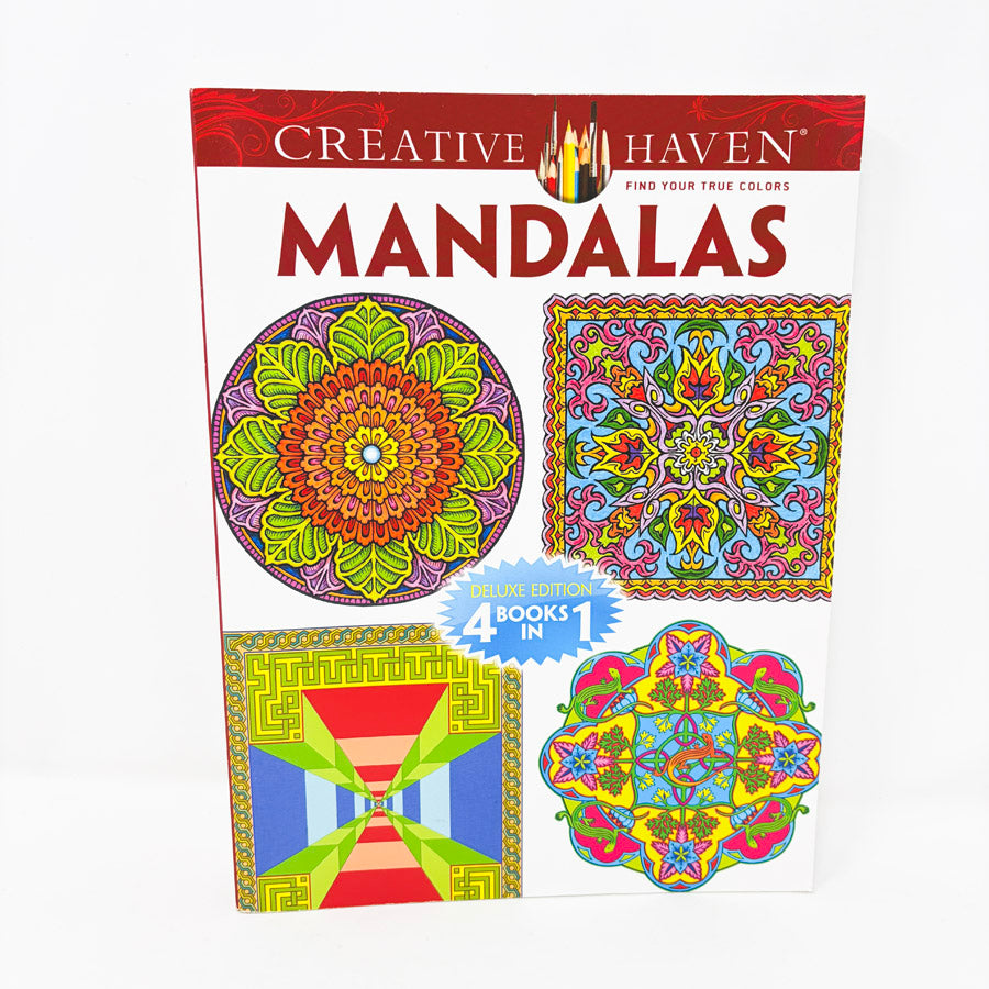 Mandalas – 4 in 1 Creative Haven Coloring Book