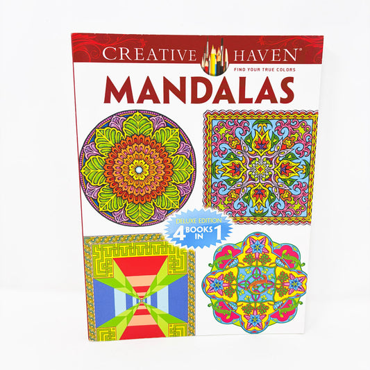 Mandalas – 4 in 1 Creative Haven Coloring Book