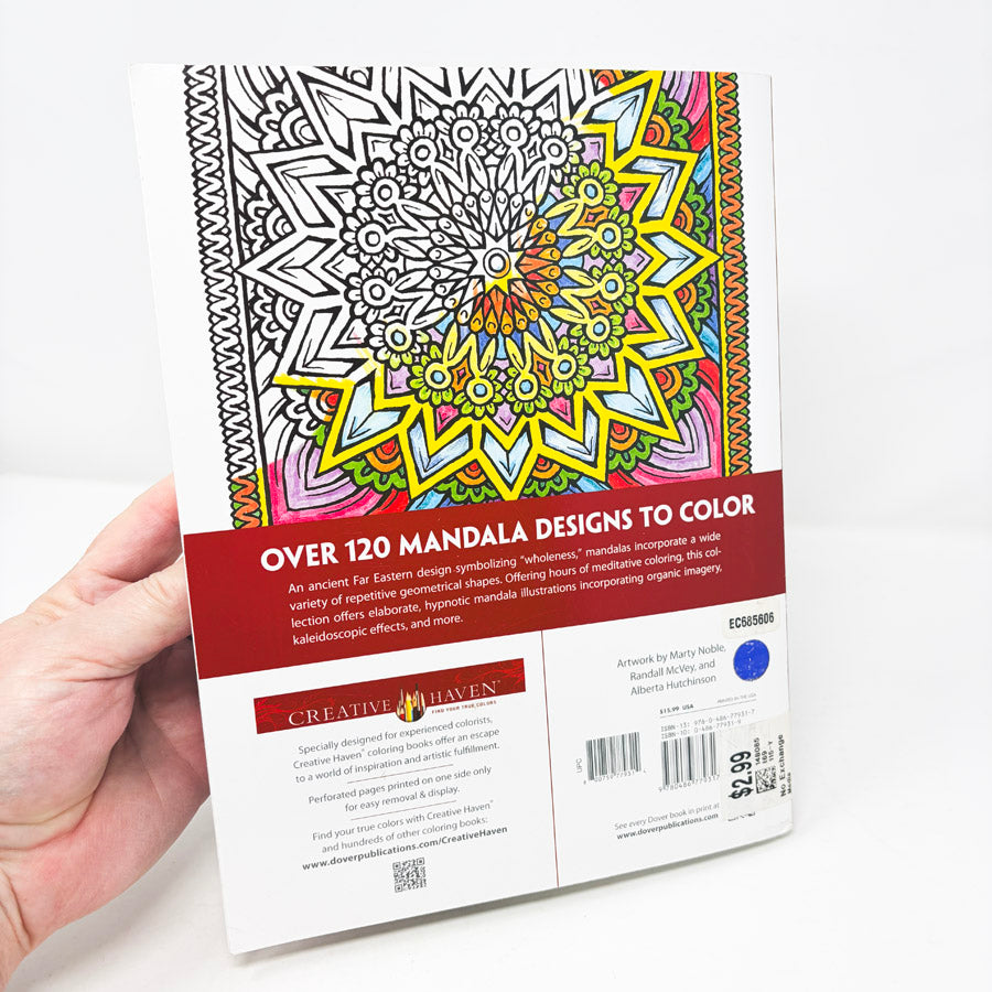 Mandalas – 4 in 1 Creative Haven Coloring Book