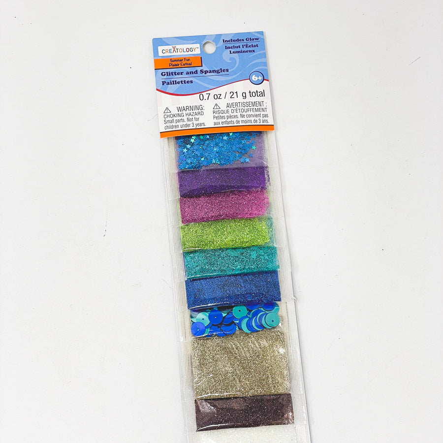 Creatology Glitter And Spangles Variety Craft Pack 11 Packets