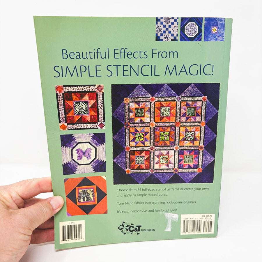 Simple Stenciling Dramatic Quilts by Pamela Stallebrass