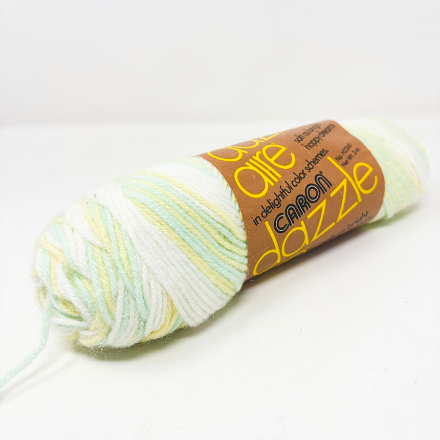 Yellow/Green Caron Dazzle Yarn