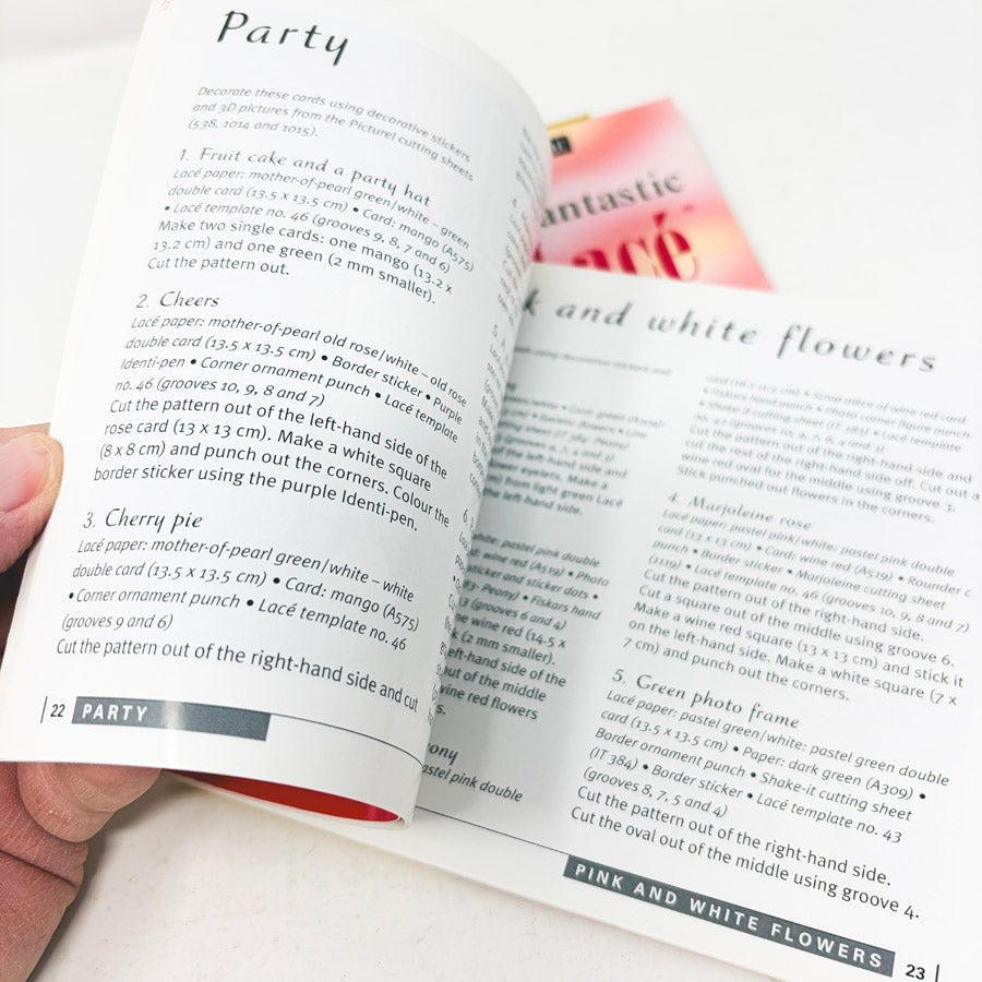 Craft Special "Lacé" Card Making Idea Books by Gerda Perik