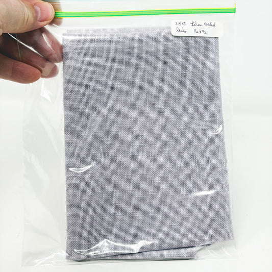 28 Count 18" x 27" Cashel Linen Fabric - Lilac