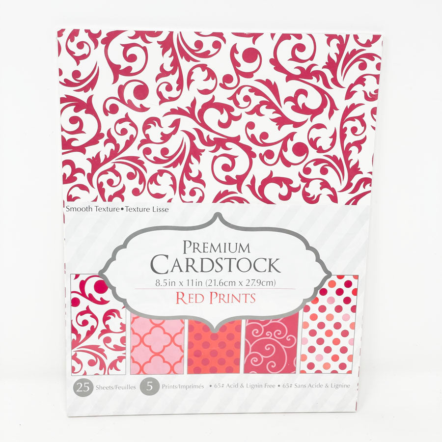 Premium Cardstock Paper Pack - 8.5" x 11"