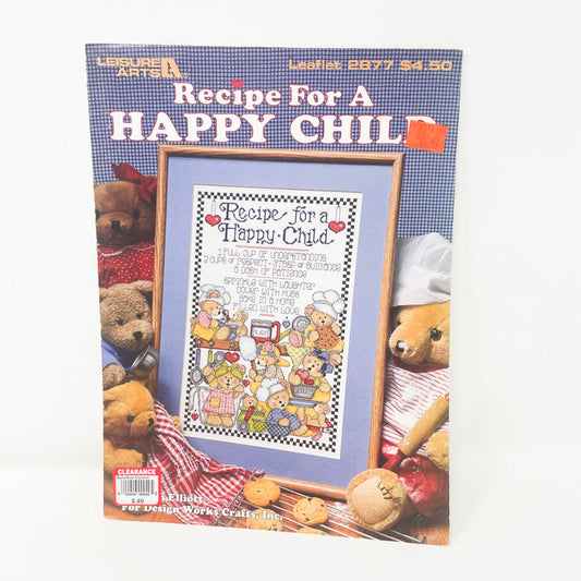 Recipe For A Happy Child Counted Cross Stitch Pattern