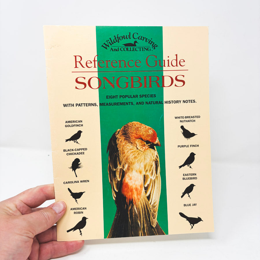 Wildfowl Carving and Collecting Reference Guide Songbirds Book by Cathy Hart