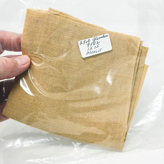 29 Count 9" x 22" Glenshee Linen Fabric - Moonlit