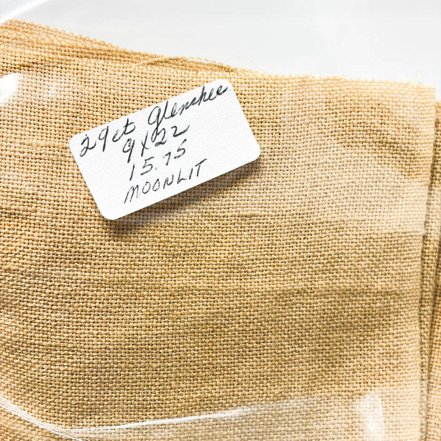29 Count 9" x 22" Glenshee Linen Fabric - Moonlit