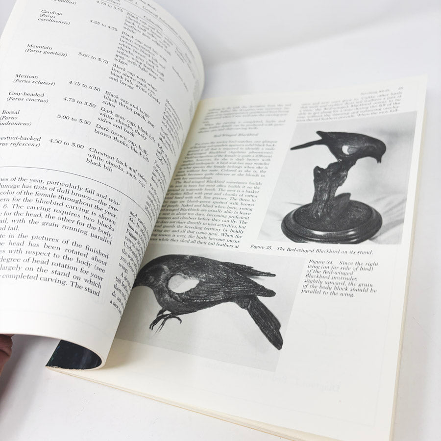 Patterns and Instructions for Carving Authentic Birds Book by H.D. Green