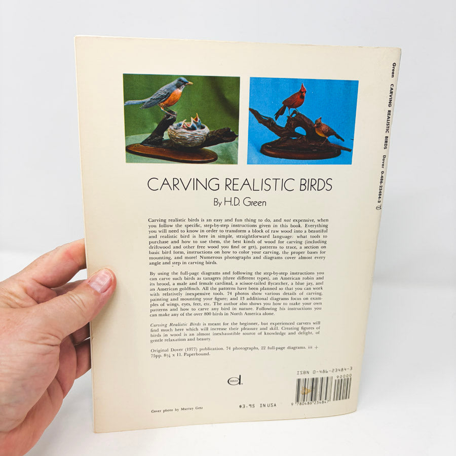 Carving Realistic Birds Book by H.D. Green