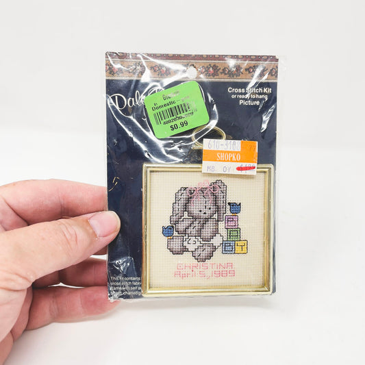 Dale Burnett Baby Bunny Cross Stitch Kit