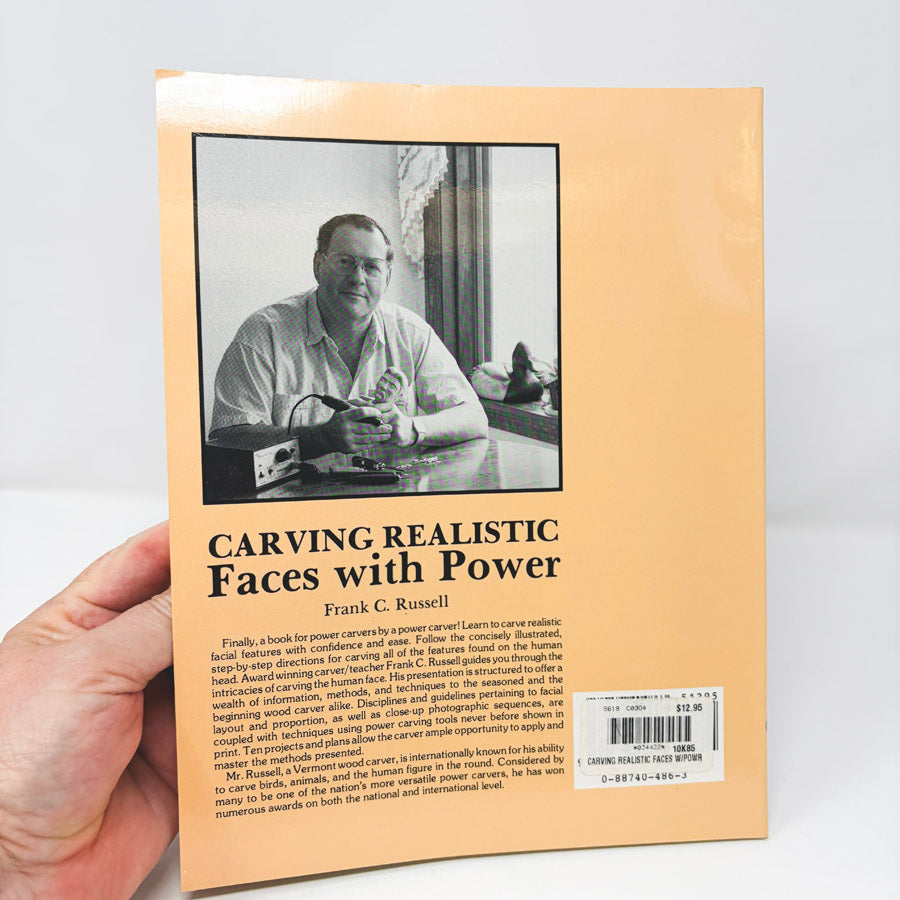 Carving Realistic Faces with Power Book by Frank C. Russel