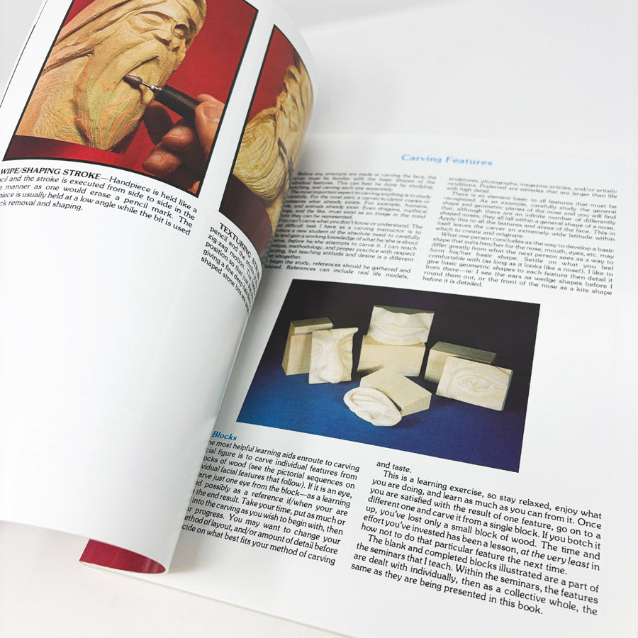 Carving Realistic Faces with Power Book by Frank C. Russel