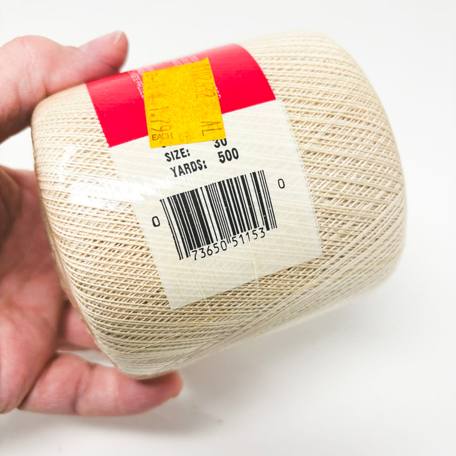 Clark's Big Ball Ecru Crochet Thread